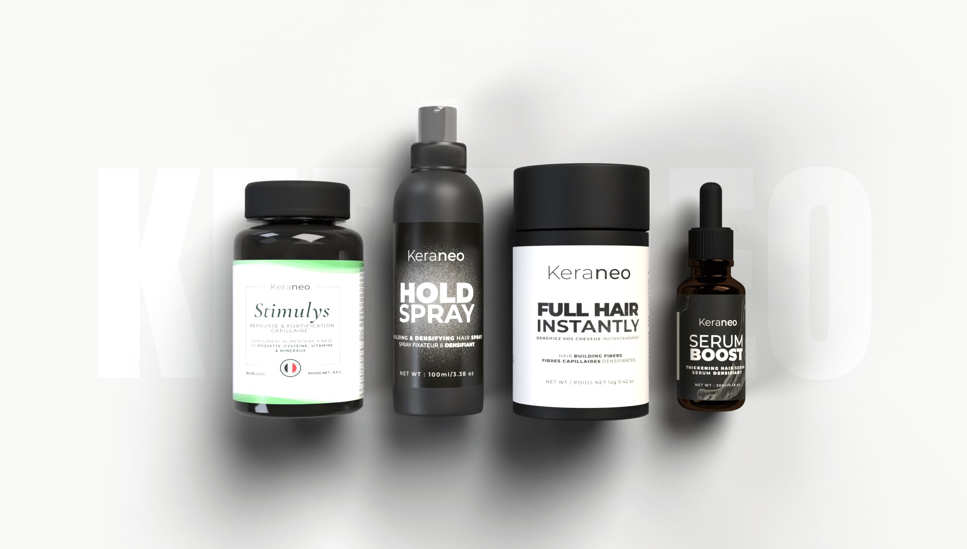 Fibres, adaptateur et spray